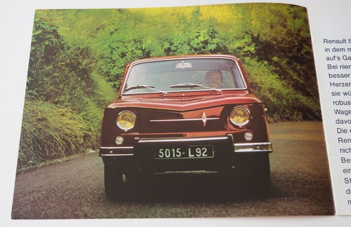 Renault oldtimer - r8,